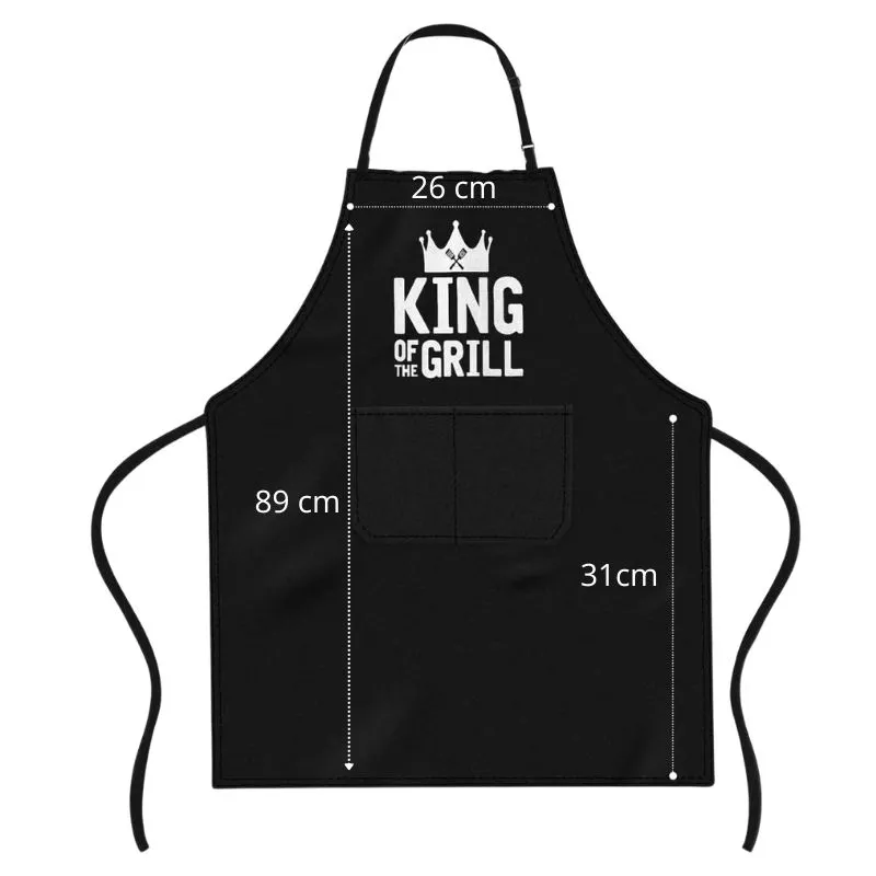 Sort de bucatarie amuzant King of the Grill [5]