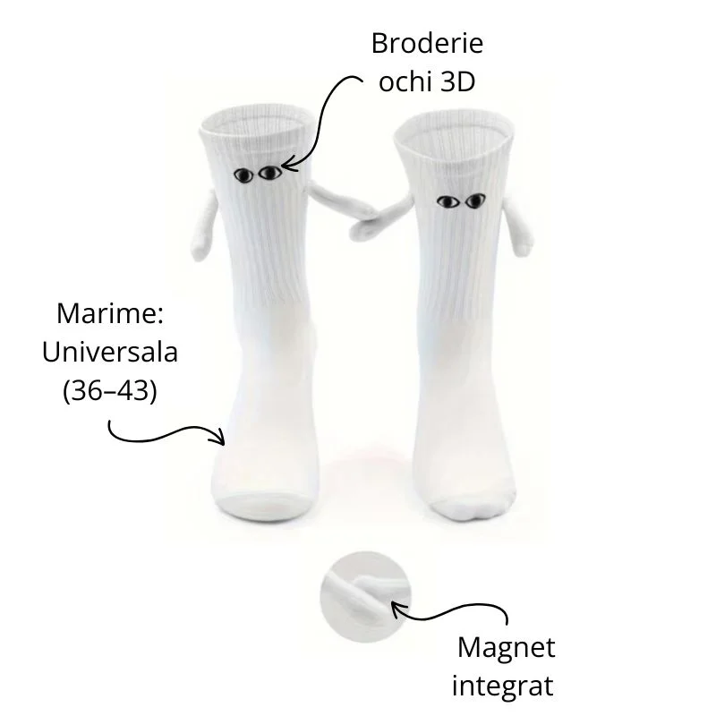 Sosete amuzante cuplu cu magnet [8]