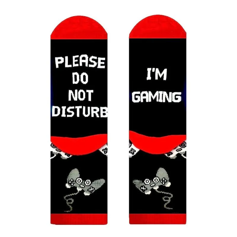 Sosete amuzante pentru gameri Please do not disturb [6]