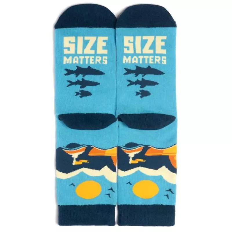 Sosete amuzante pentru pescari Size matters [10]