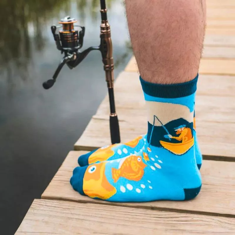 Sosete amuzante pentru pescari Size matters [4]