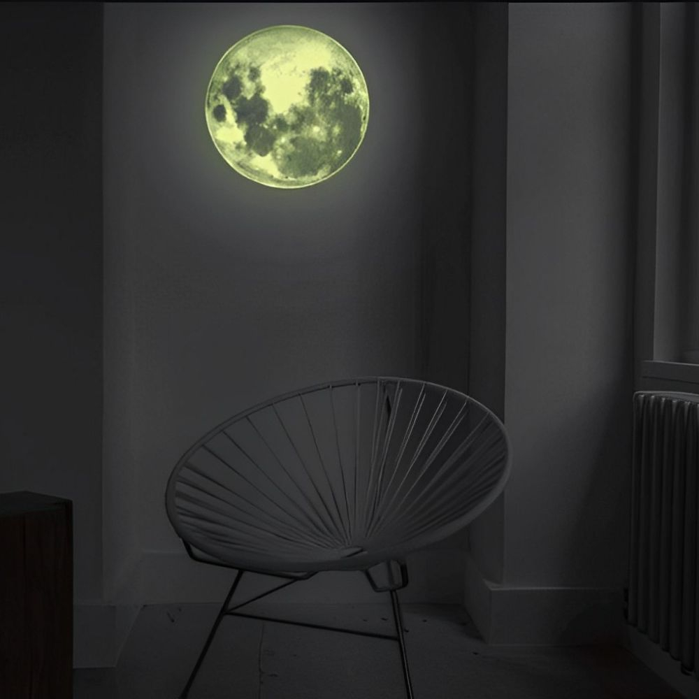Sticker decorativ Luna-n Casa, Editie fosforescenta [2]