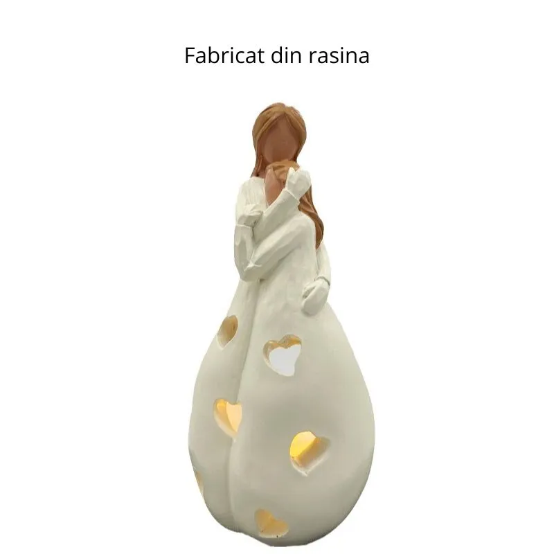 Suport decorativ lumanari Mama si fiica [8]