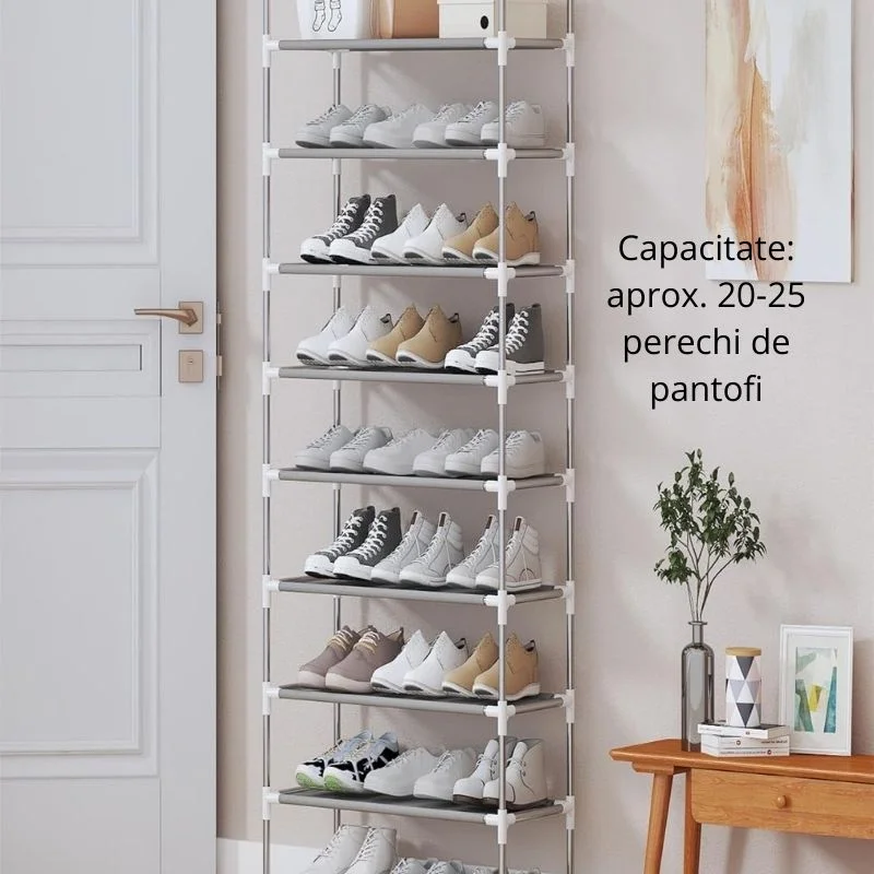 Suport incaltaminte slim cu 9 rafturi [5]