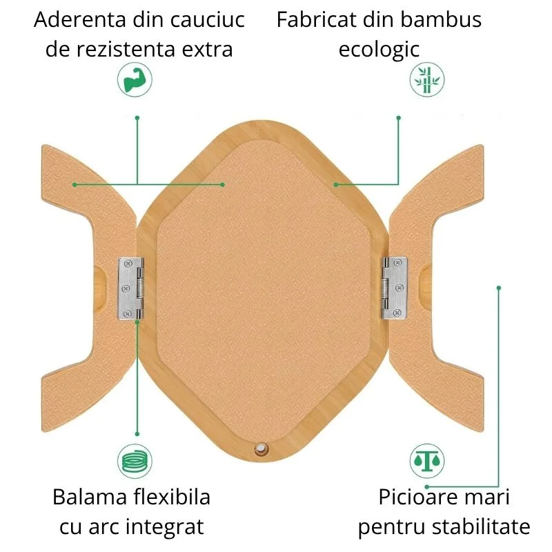 Tava de servire din lemn pentru brat canapea, cu suport telefon [9]