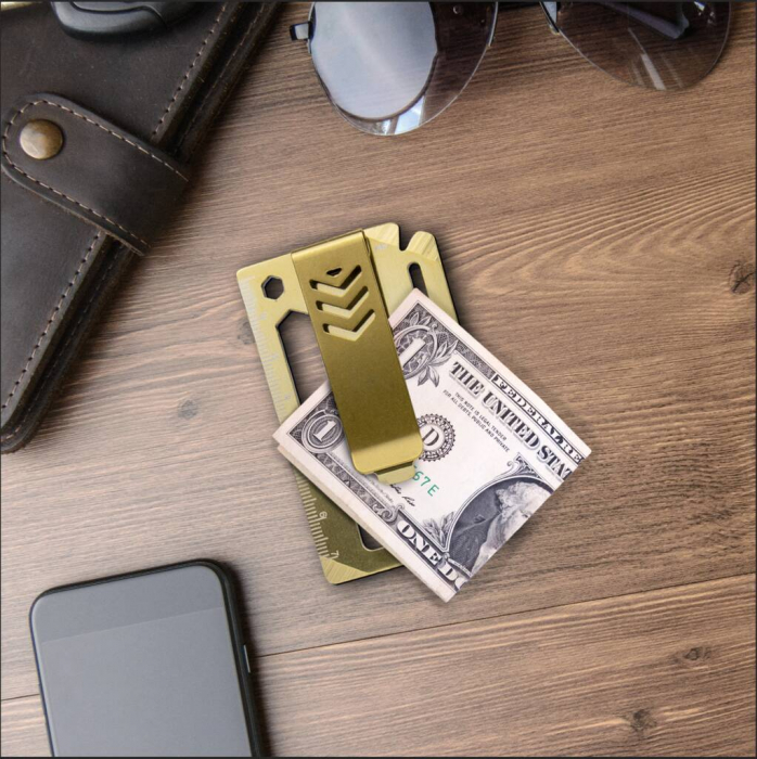Unealta multifunctionala de buzunar 10 in 1, Money Clip [2]