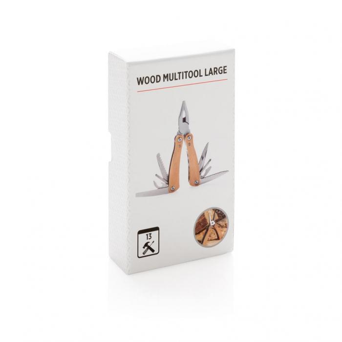 Unealta multifunctionala de buzunar 13 in 1, Wood [7]