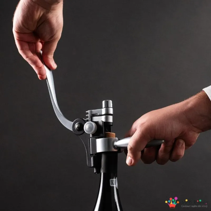 Valiza Deluxe cu accesorii de vin Premium set 9 piese [8]