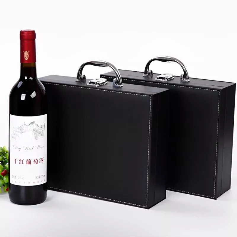 Valiza Deluxe cu accesorii de vin Premium set 9 piese [19]