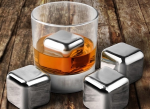 Cadouri Barbati - Cuburi din otel pentru whiskey