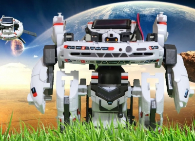 Robot jucarie Kit Educational 7 in 1 Flota Spatiala [3]
