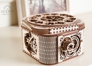 Puzzle 3D Cufar Comori - Model Mecanic din Lemn Ugears [12]