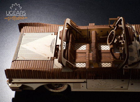 Puzzle 3D Dream Cabriolet VM-05 din lemn Ugears [14]