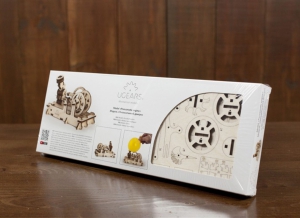 Puzzle 3D Motor Pneumatic din Lemn Ugears [11]