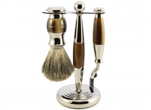 Set cadou barbati pentru barbierit 3 piese Light Horn Mach3, Edwin Jagger [4]