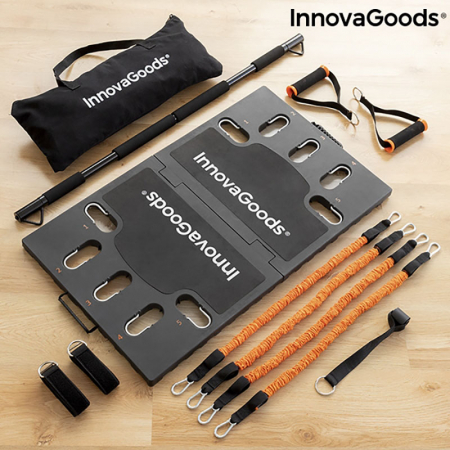 Aparat fitness multifunctional, cu ghid exercitii si geanta voiaj [12]