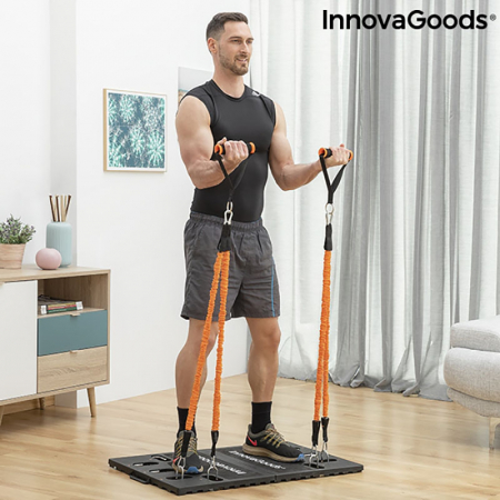 Aparat fitness multifunctional, cu ghid exercitii si geanta voiaj [2]