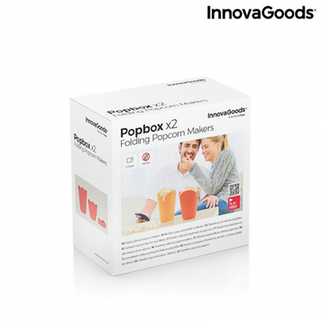 Aparat popcorn fara ulei, Popbox pliabil, din silicon [9]