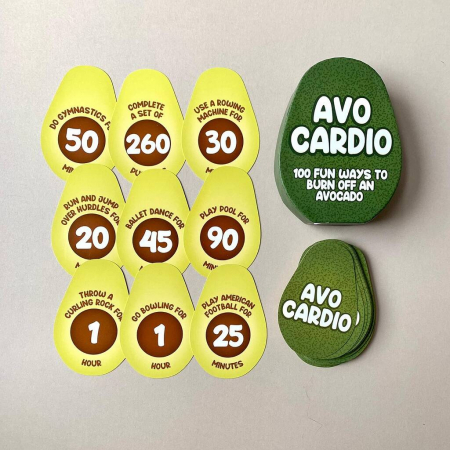 Cadouri pentru Iubita - Avo-Cardio, 100 de provocari de fitness