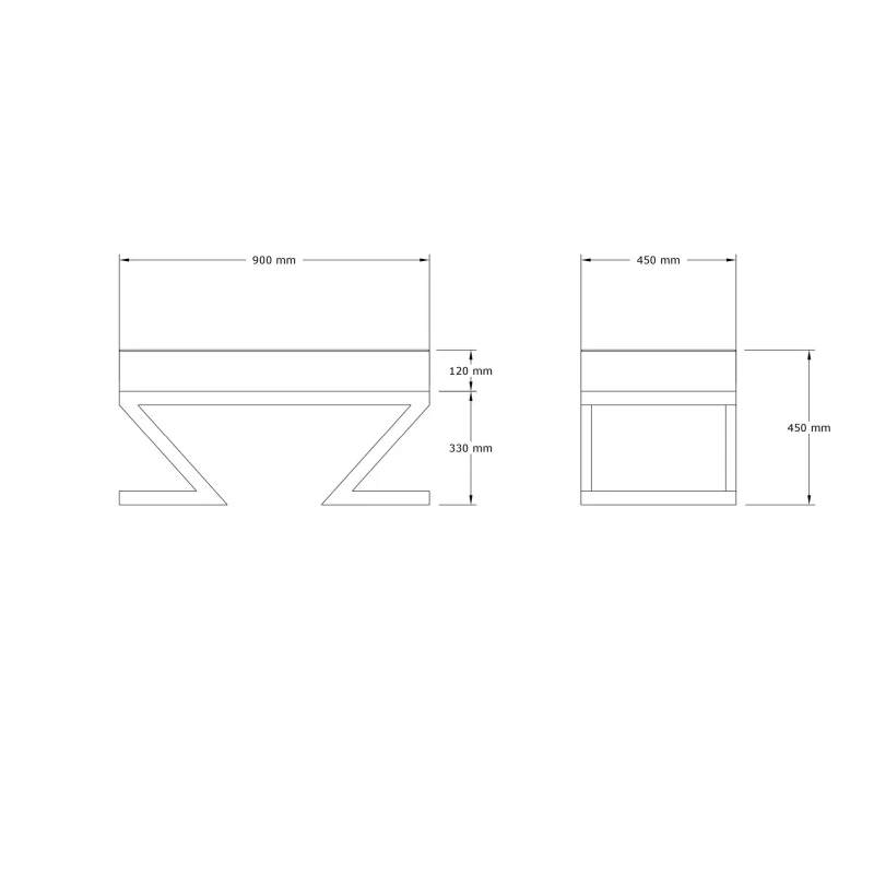 Bancheta Abay bej, cadru metalic, tapiterie catifelata, design modern [1]