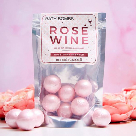 Cadouri pentru Iubita - Bath Bombs Rose Wine