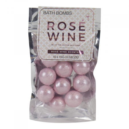 Bath Bombs Rose Wine [4]