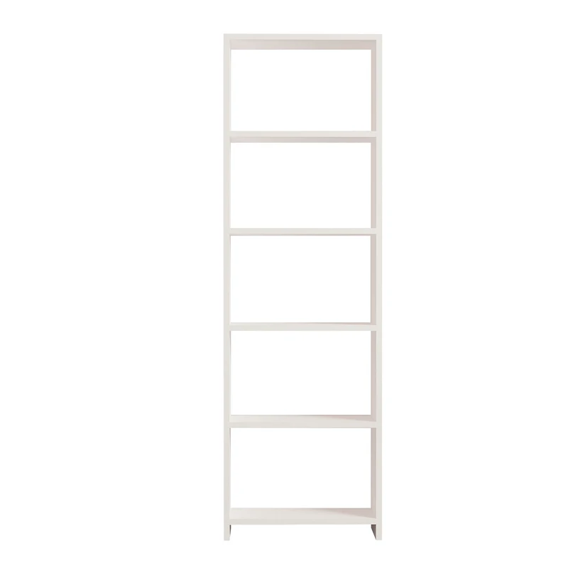 Biblioteca New, alb, spatii deschise, design minimalist, 160 cm [3]