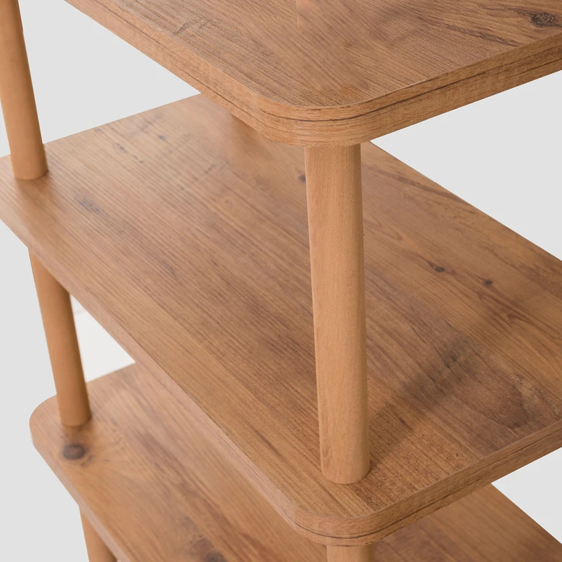 Biblioteca Step stejar Atlantic, rafturi deschise, structura rezistenta [2]