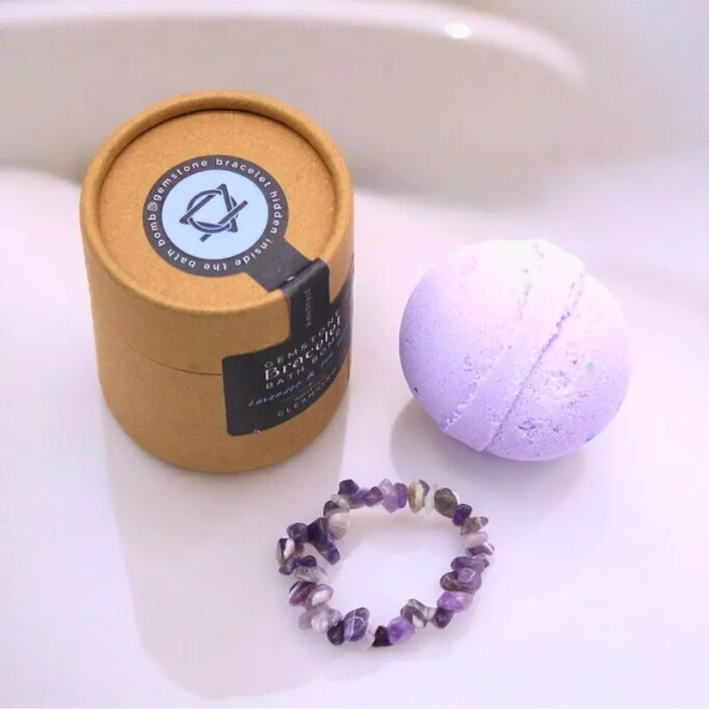 Cadouri - Bomba de baie si Bratara Cadou Amethyst