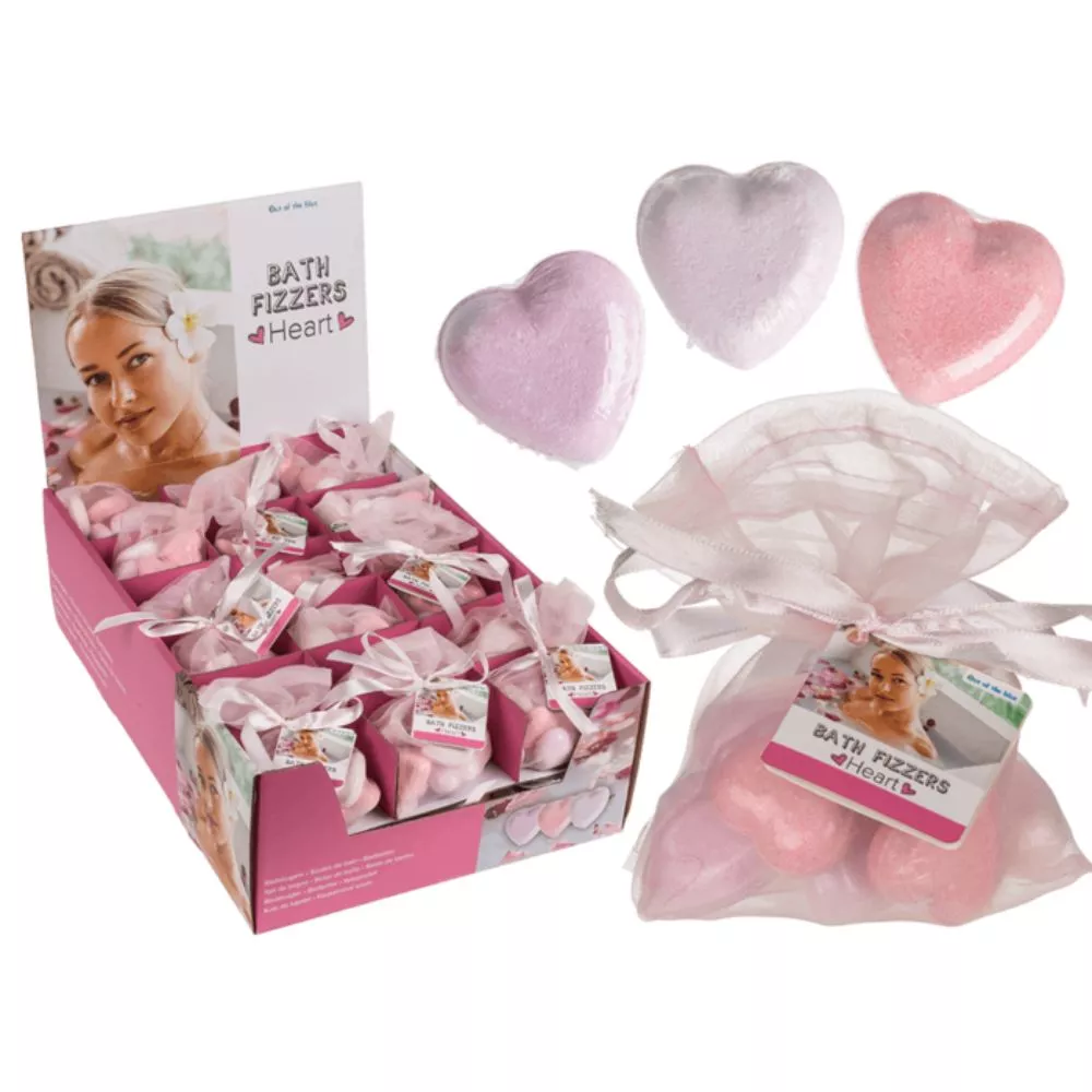 Bombe de baie inimioare efervescente Fizzy Hearts [3]