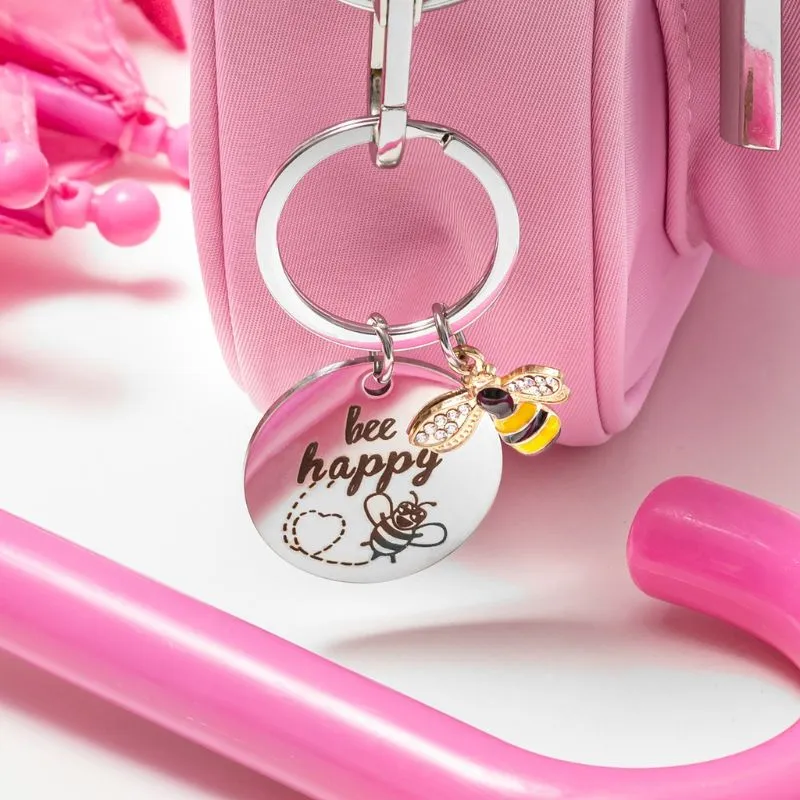 Cadouri pentru Mama - Breloc Amuzant Bee Happy