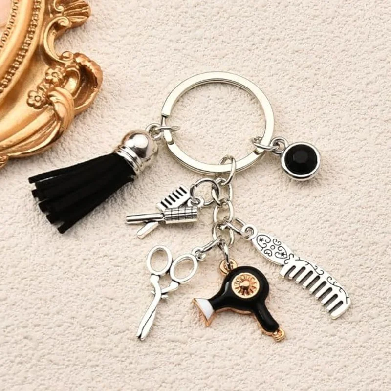 Cadouri pentru Mama - Breloc hairstylist, Stil la purtator