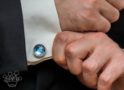 Cadouri Barbati - Butoni rotunzi cu pietre