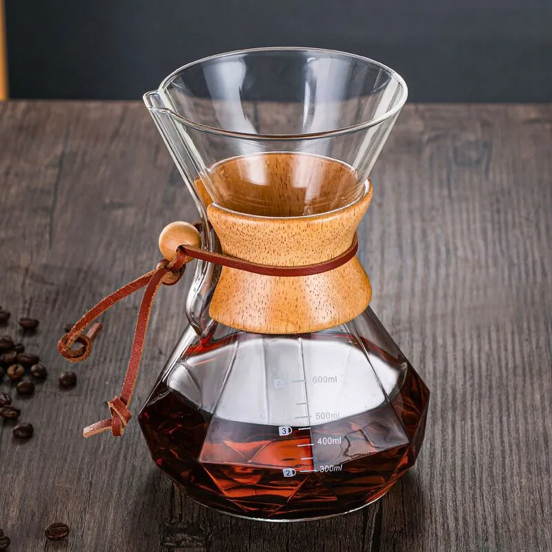 Cadouri Craciun Femei - Recipient pentru cafea din sticla Coffee Joy V60