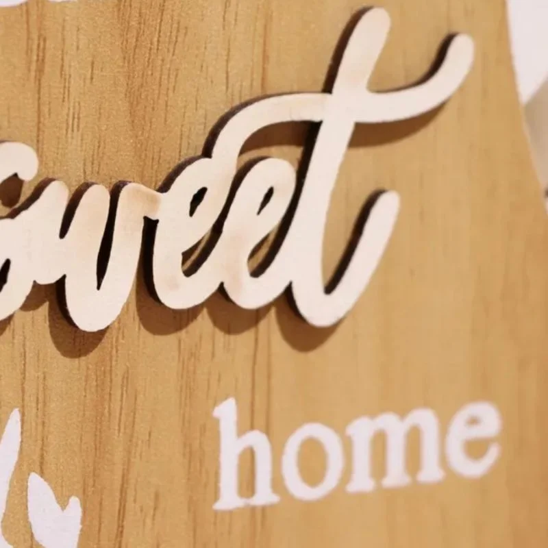 Calendar rotativ din lemn Home Sweet Home [2]