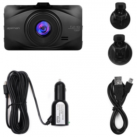 Camera auto DVR Apeman C450, Full HD, G-Sensor, Mod parcare, Filmare in bucla [9]