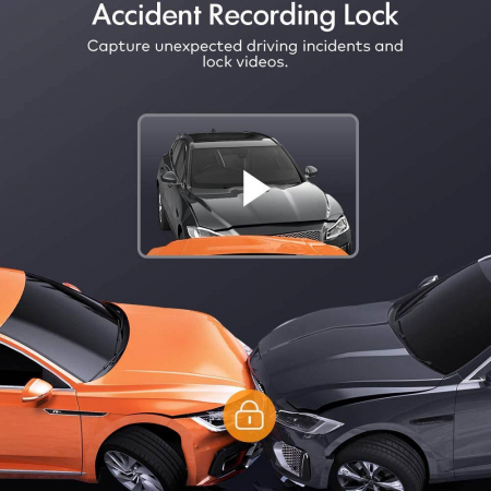 Camera auto DVR Dubla Apeman C550, Full HD, Bord si Spate, Detector miscare, Mod parcare, Filmare in bucla [4]