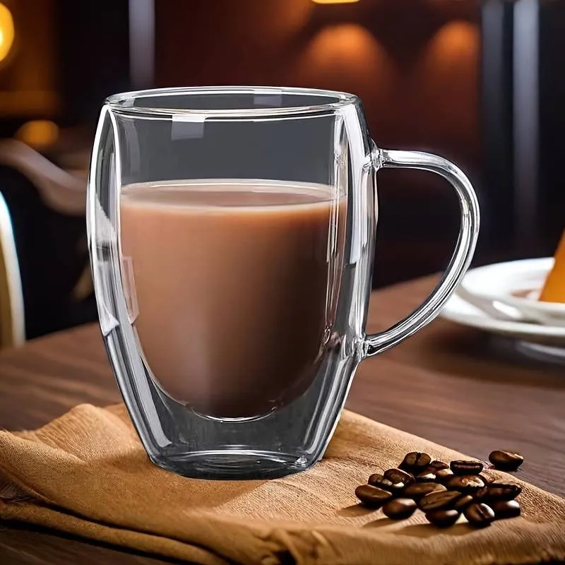 Cadouri Craciun Femei - Cana Cafea cu Pereti Dubli 350 ml