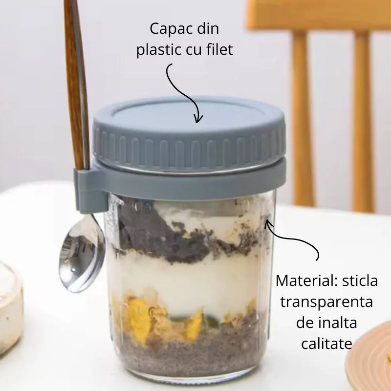 Cana pentru mic dejun cu capac si lingurita [7]