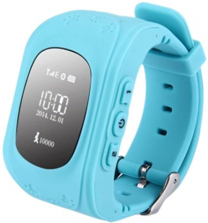 Ceas Albastru Smartwatch cu tracker GPS pentru copii [2]