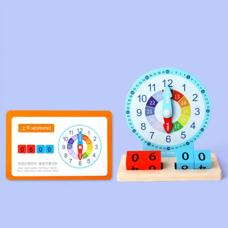 Ceas Invata Ceasul Jucarie EducaÈ›ionala Montessori pentru Copii [6]