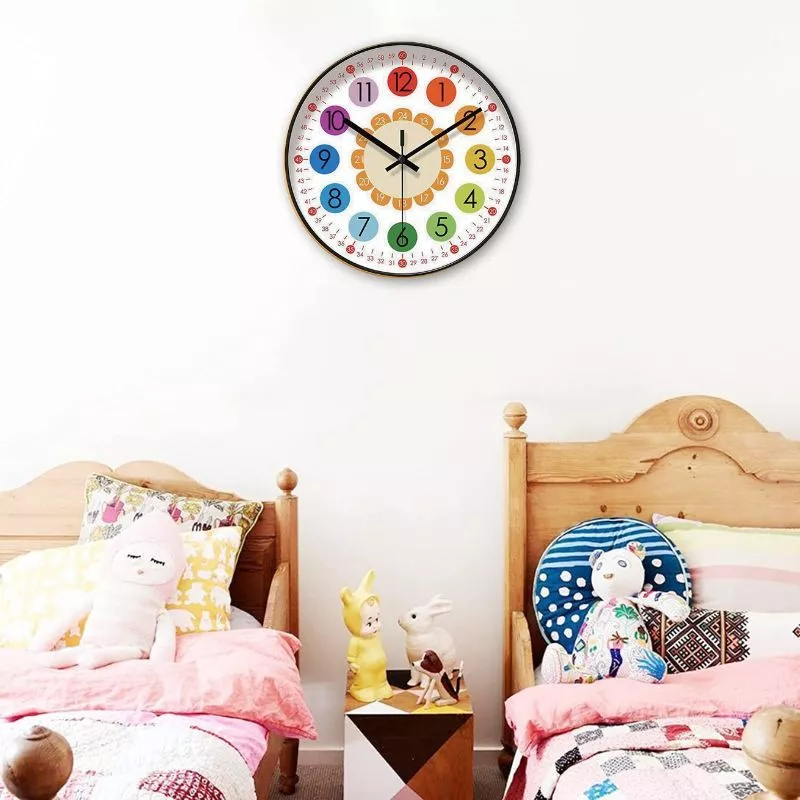 Ceas de perete pentru copii Tic Tac Colours [7]