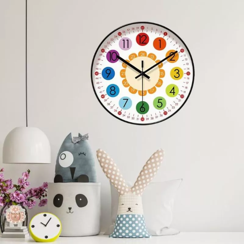 Ceas de perete pentru copii Tic Tac Colours [3]