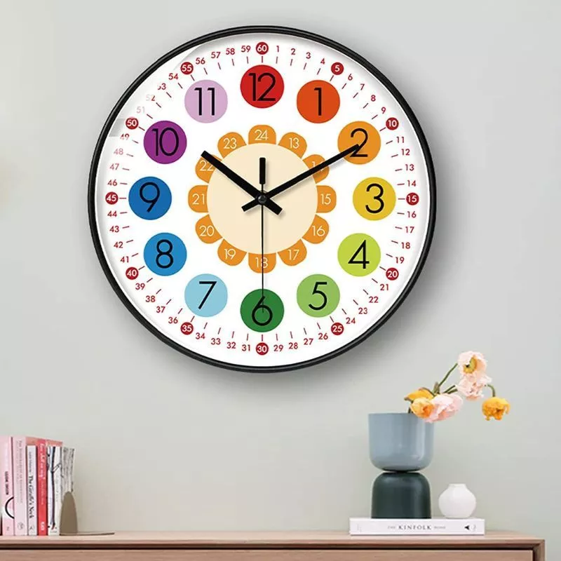 Ceas de perete pentru copii Tic Tac Colours [4]