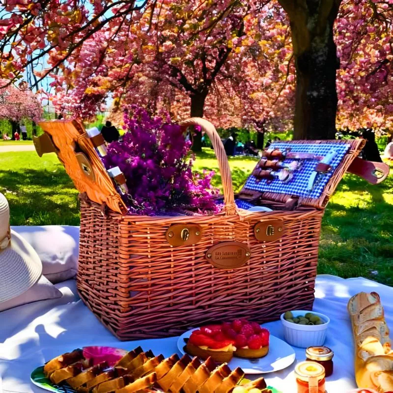 Cadouri - Cos picnic 4 persoane Bohemian Picnic Saint Germain