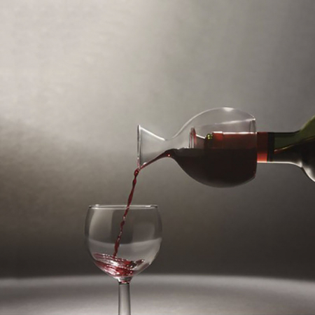 Decantor de vin pe gat de sticla [0]