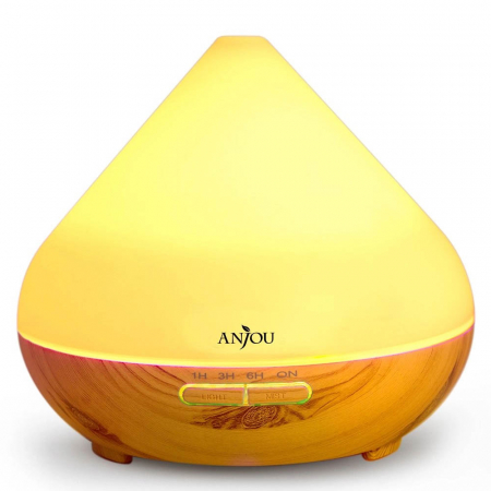 Difuzor aromaterapie AJ-AD001, 300ml, LED 7 culori [6]