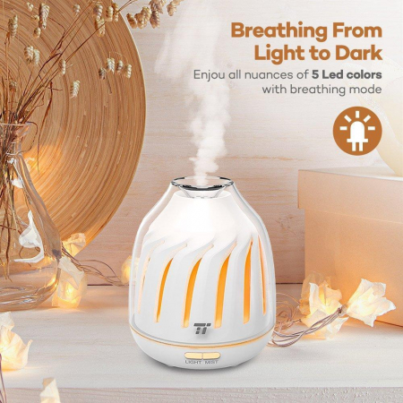 Difuzor aromaterapie cu Ultrasunete TaoTronics, LED 5 culori [4]