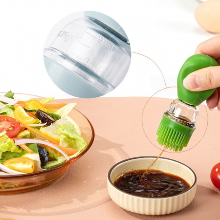 Dispenser Ulei 2 in 1, cu pensula din silicon [7]