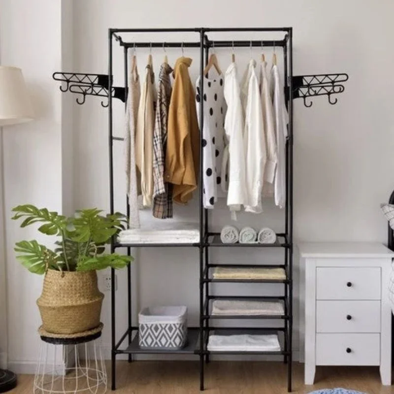 Dulap pliabil cu bara si rafturi [0]